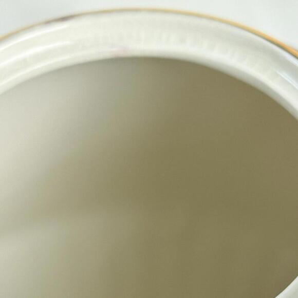 Vintage White Blue Gold Gibson  & Sons Teapot England‎ Tea Pot Beehive Shape - Picture 9 of 11